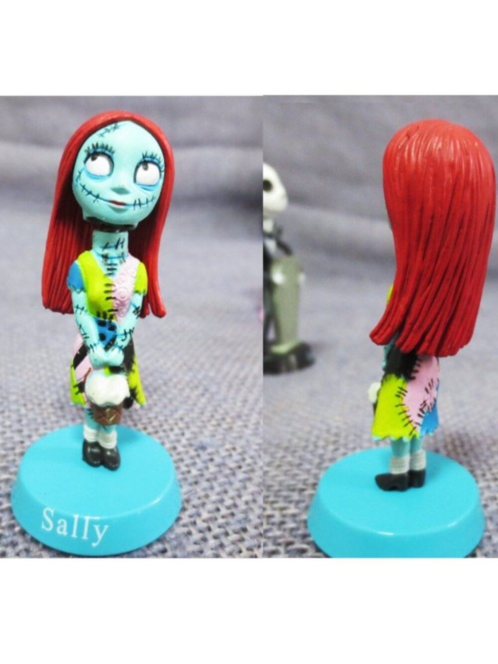 Nightmare Before Christmas Playset 6 Figure Cake Topper Toy Set Collectible - Picture 3 of 5